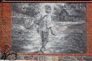 Pamięć zapisana na ścianie -Mural